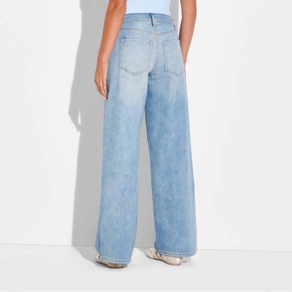 Wild Fable Light Blue Baggy Jeans size 10 R - Picture 3 of 5